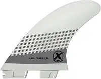 Quilha para Prancha de Surf True-X Large Expans Branca Encaixe FCS2 -Quilhas Large G7 p/Ondas Grandes