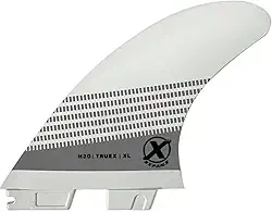 Quilha para Prancha de Surf True-X Large Expans Branca Encaixe FCS2 -Quilhas Large G7 p/Ondas Grandes