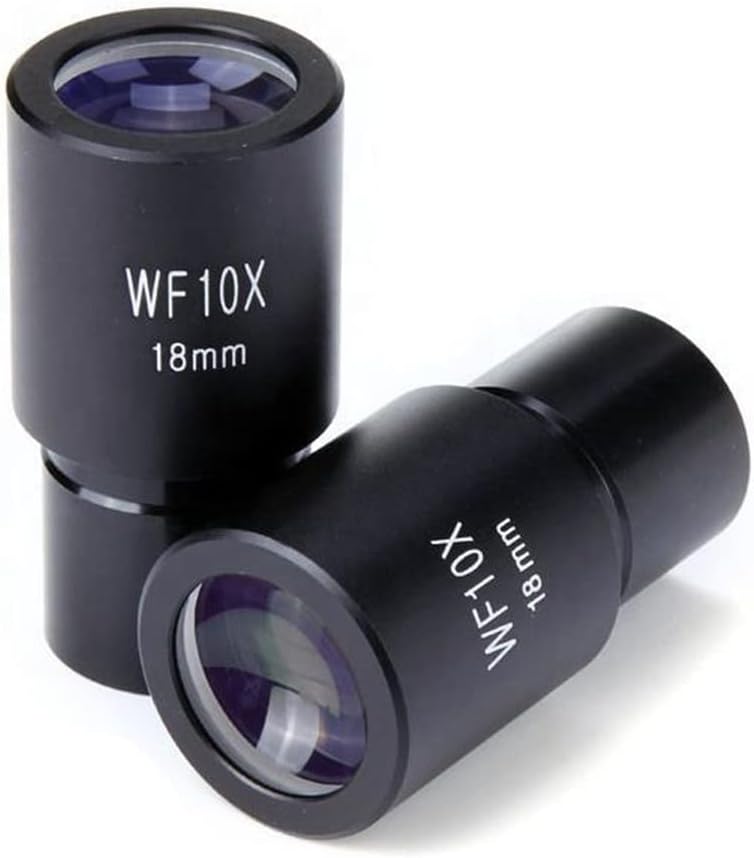 Microscope Accessories Kit WF10X/18mm 23.2mm Microscope Micrometric Graticule Eyepiece for Microscope Slides(NO.907 reticl)