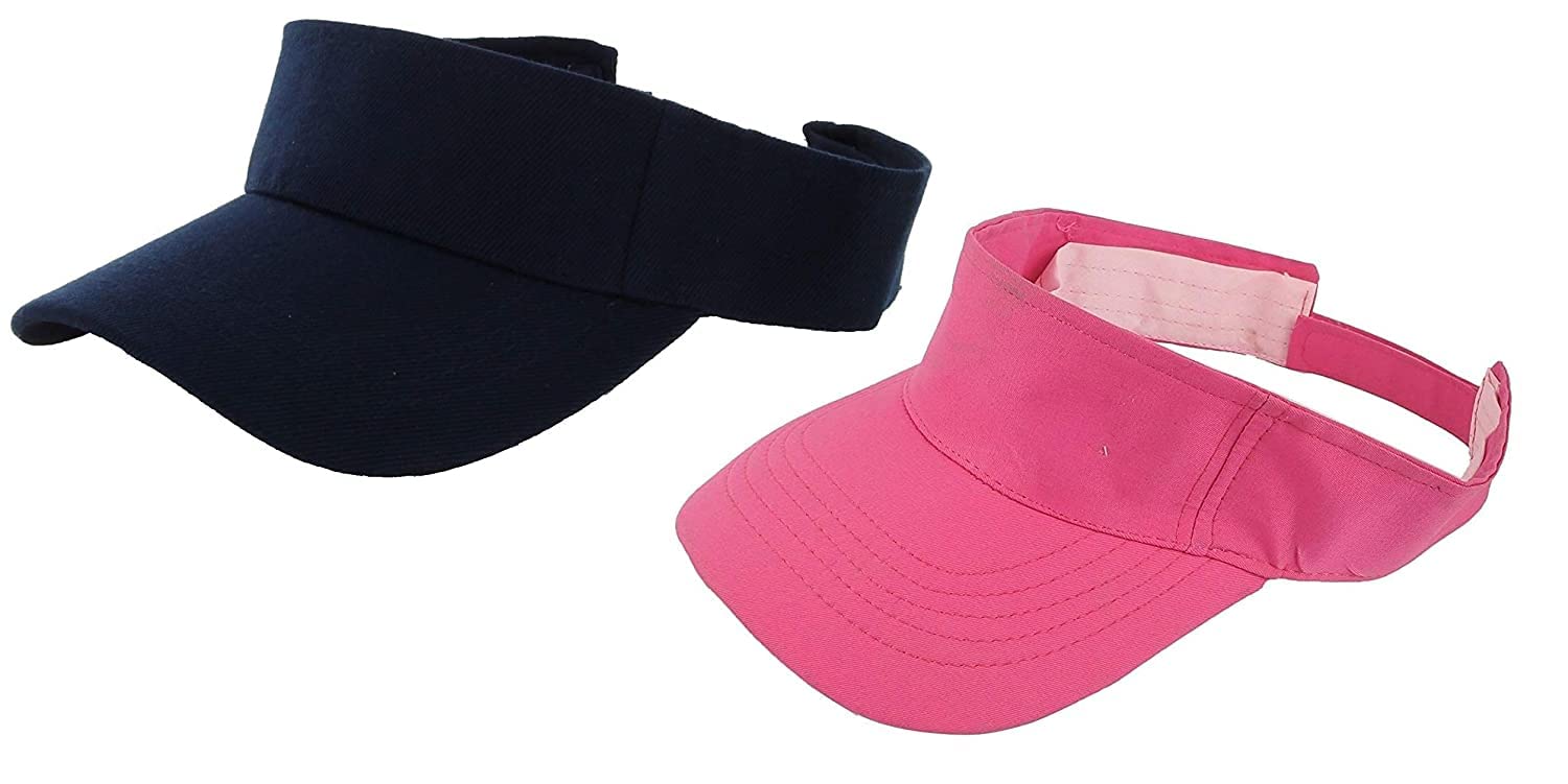 myestoreMen's and Women's Stylish Sun Visor Cap Adjustable for Golf Tennis Fishing Jogging Without Logo