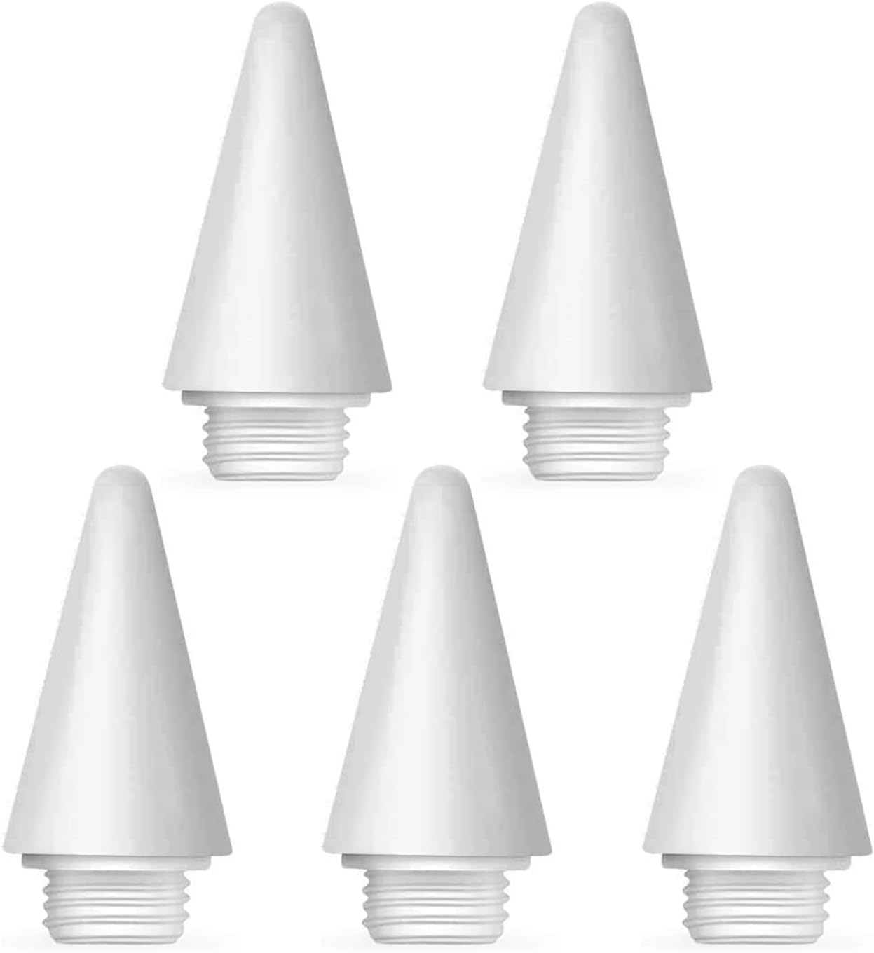 5-Replacement Tip Compatible with Tukzer Stylus Pen for iPad Palm Rejection, 2nd Gen Compatible for (2018-2021) iPad 6/7/8/9 Gen; iPad Pro(11/12.9") iPad Mini (5,2021) iPad Air 3rd Gen(TZ-TIP1)