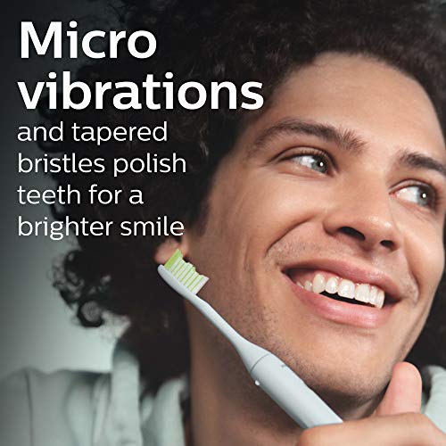 Philips One by Sonicare Battery Toothbrush, Mint Light Blue, HY1100/03 - Image 3