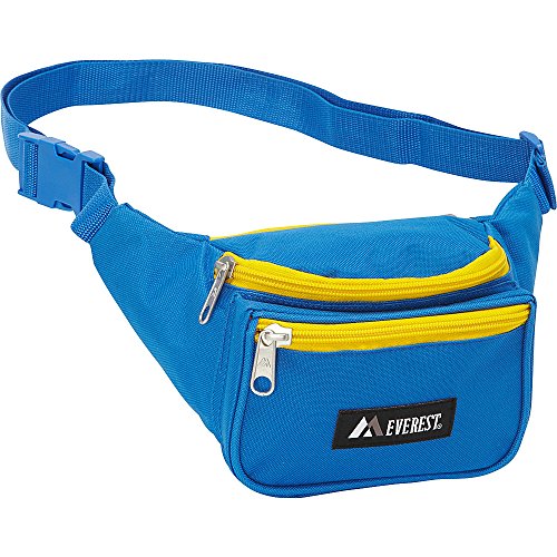 Everest Signature Waist Pack - Standard, Royal Blue/Yellow