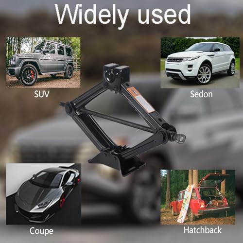Image of Car Jack Kit 4 Pack, Scissor Jack for Cars 2 Ton /4409 lbs, Tire Jack Kits with Ratcheting Handle, Tire Changing Kit for Car, Portable Scissor Lift Jack