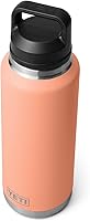 Vista 8 de YETI Rambler 46 oz Bottle, Leakproof, Vacuum Insulated, Stainless Steel with Chug Cap, Low Country Peach
