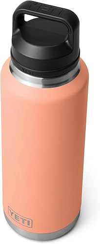 Miniatura 8 de YETI Rambler Botella de 46 onzas, aislada al vacío, a prueba de fugas, acero inoxidable con tapa para sorbos