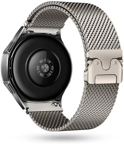 （07:30時点） [モエライフ] スマートウォッチ 時計 ベルト 【20mm/22mm・23カラー展開・パラシュートスタイルバックル】 スマートウォッチ バンド 腕時計 ベルト ナイロン 交換バンド 無段階調整 金属バックル メンズ レディース 兼用 通気性 弾力性 伸縮性 柔軟性 向上 (金属-チタングレー, 22mm)