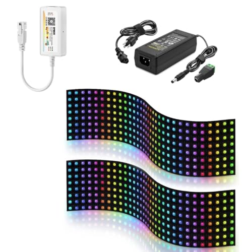 BTF-LIGHTING 2 Pack WS2812B ECO RGB Alloy Wires 5050SMD Individual