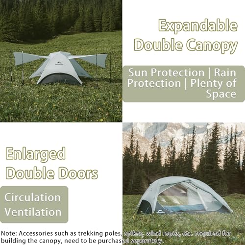 Carpa Naturehike para 2 Personas Ultraligera y Estable miniatura 2