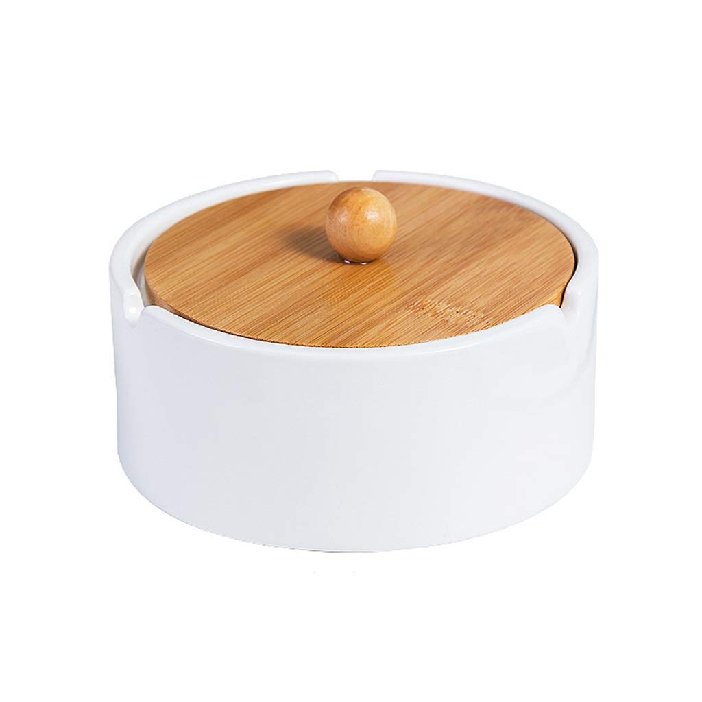 Posacenere In Ceramica Con Coperchio E Serbatoio D'Acqua, Antivento E Antiodore, Ideale Per Casa E Ufficio, Regalo Per Fumatori, Colore Verde