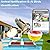 TayePin Bird Feeder with Camera Solar Powered & AI Identify 10,000+ Birds Species, 2.4Ghz WiFi Smart Feeding, 2K HD Live Video for Outdoor, IP65 Waterproof, Instant Arrival Alerts, Bird Lover Gifts