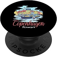 Vista 1 de Copenhague Dinamarca PopSockets PopGrip intercambiable