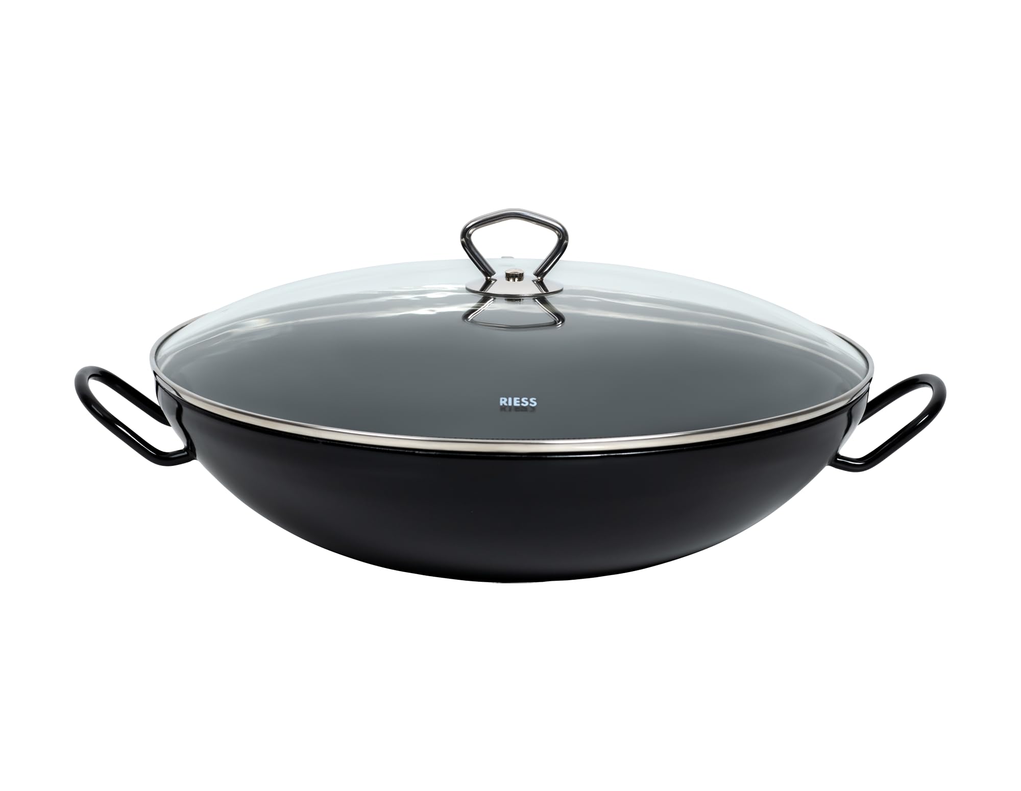 Le Creuset wok met glazen deksel 4,5 liter ø 36 cm gietijzer vulcanique | Oldenhof Le Creuset wok met glazen deksel 4,5 liter ø 36 cm gietijzer vulcanique | Oldenhof