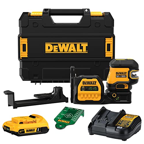 DeWalt DCLE34520G Cross-line and 5-spot laser kit, green, with TSTAK case