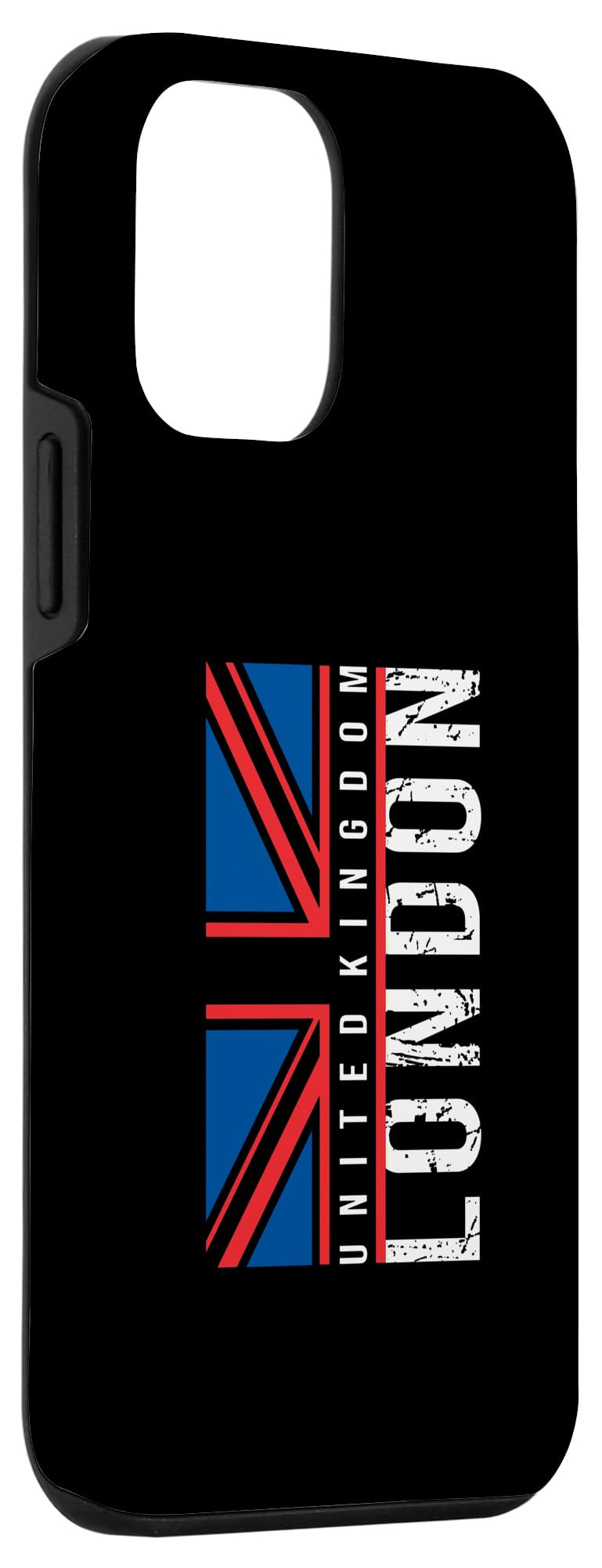iPhone 12 mini London England Vintage Distressed Grunge United Kingdom Flag Case - Image 3