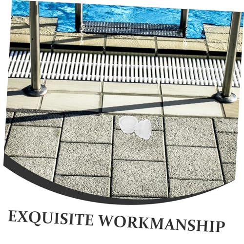 Juego de 2 tapas de goma para escalera de piscina miniatura 7
