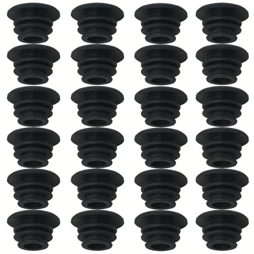 JJHXSM 24PCS Plastic Bicycle Handlebar End Plugs ID 20mm/0.78in Mountain Bike Handlebar Plugs Mountain Bike Handlebar Plugs Bicycle Handlebar Plugs Black