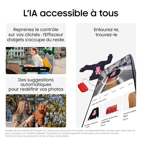 Samsung Galaxy A37 5G, Smartphone Android 5G avec l'IA accesible à Tous, 256 Go, RAM 8 Go, Chargeur Secteur Rapide 25W Inclus, Smartphone déverrouillé, Graphite, Version FR - 5