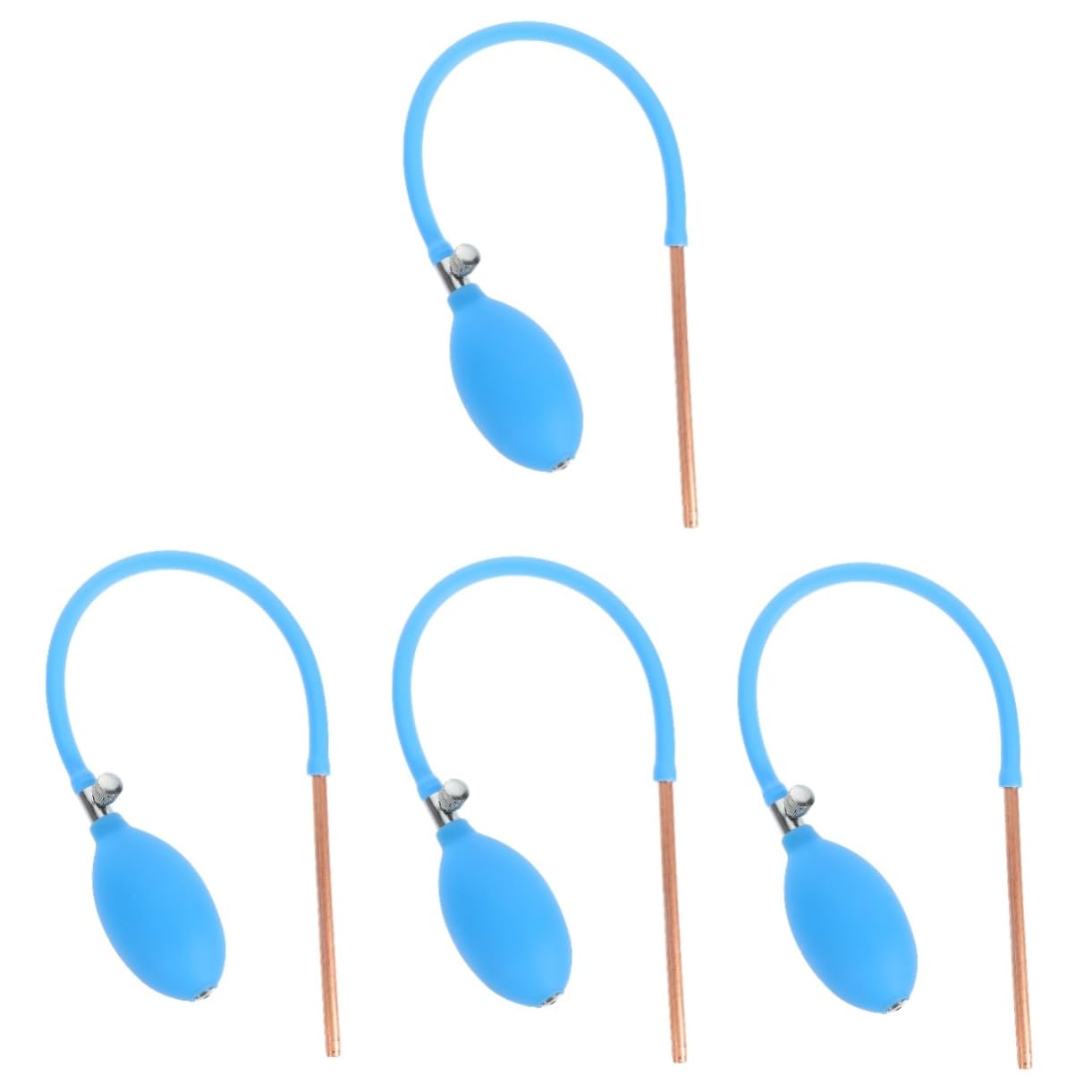 Cabilock 4 Piezas Molde Hombre Soplador De Azúcar Ventilador Pasta De Azúcar Galletas Sopladora Suministro para Hornear Bomba para Decorar Fondant Herramienta De Arte De Blue Cobre