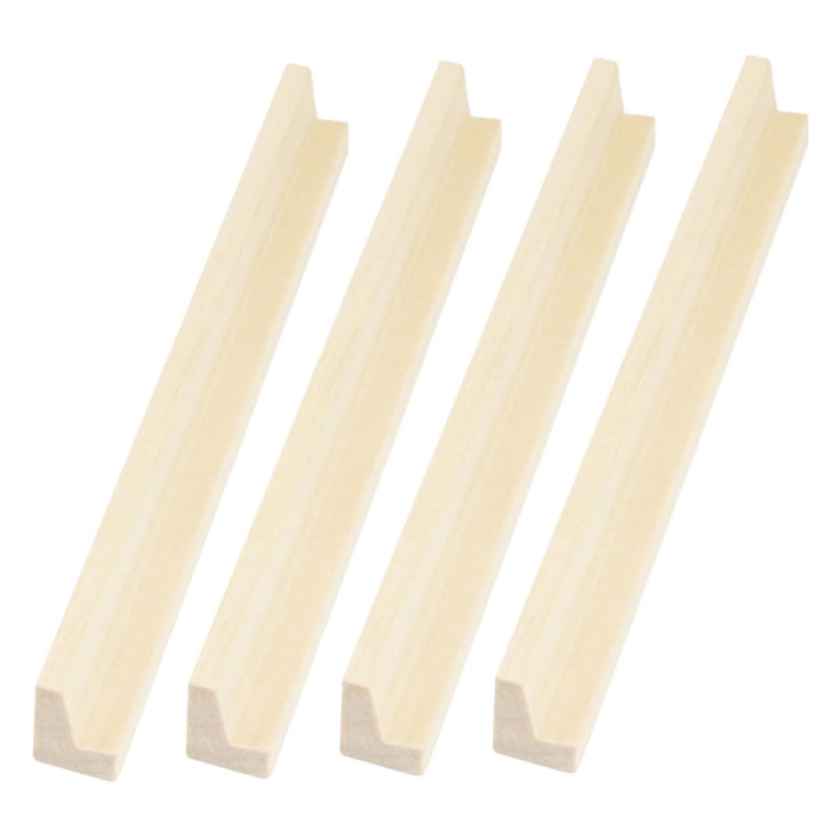 HOOTNEE 4pcs Minotaur Base Playing Portable Mahjong Rack Trays Game Decor Mahjong Tile Holder Para Bastidores Mahjong Organizer Tiles Holders Toy Mahjong Racks Stands Holders Racks Wooden