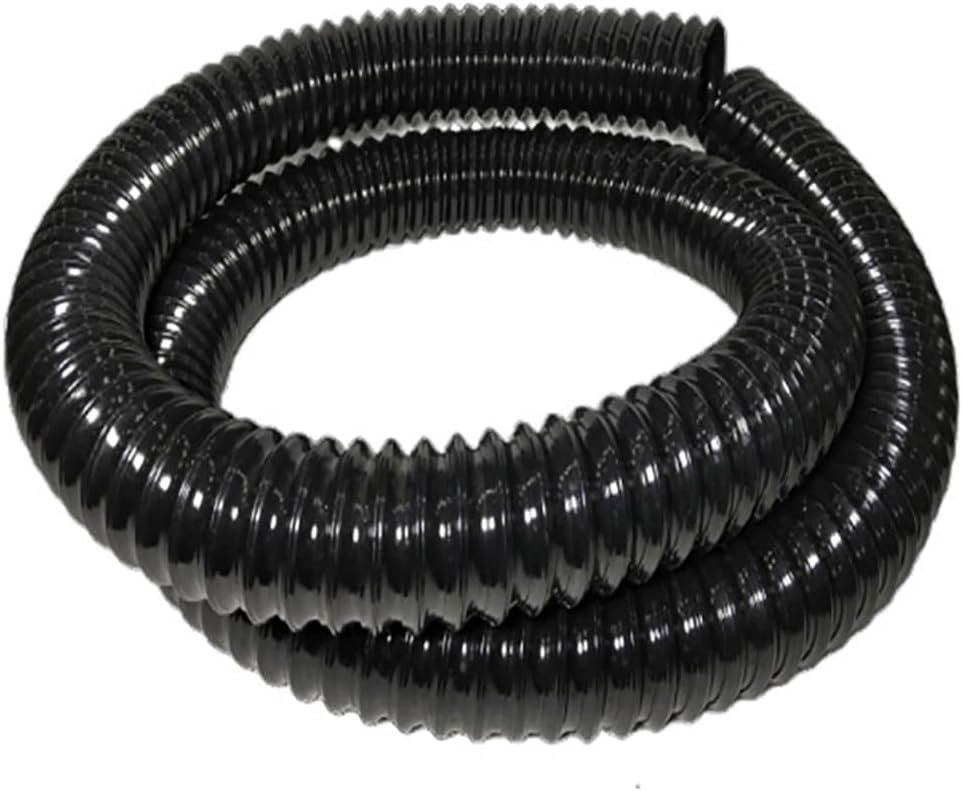 Flexible Hose, Black Pu Collection Hose, 325Mm ID, 1M Length, Flexible Transparent Vacuum for Industrial Extractor,0.93mm(1.5mm)