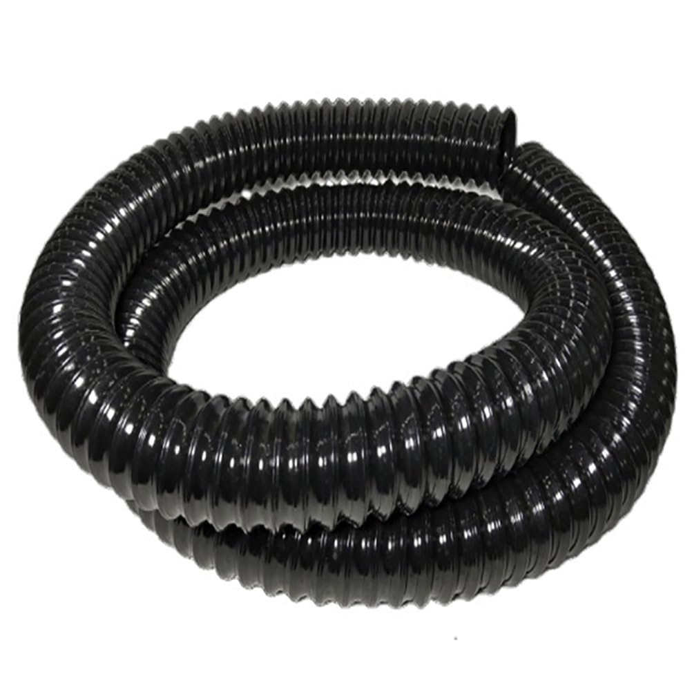 Flexible Vacuum Cleaner Hose, Black Pu Dust Collection Hose 35mm ID 1m Length 0.63-2mm Vacuum for Industrial Extractor(0.93mm)