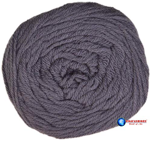 Image of Pastel Color Acrylic Hand Knitting Yarn (Anchor Grey) (200gms)