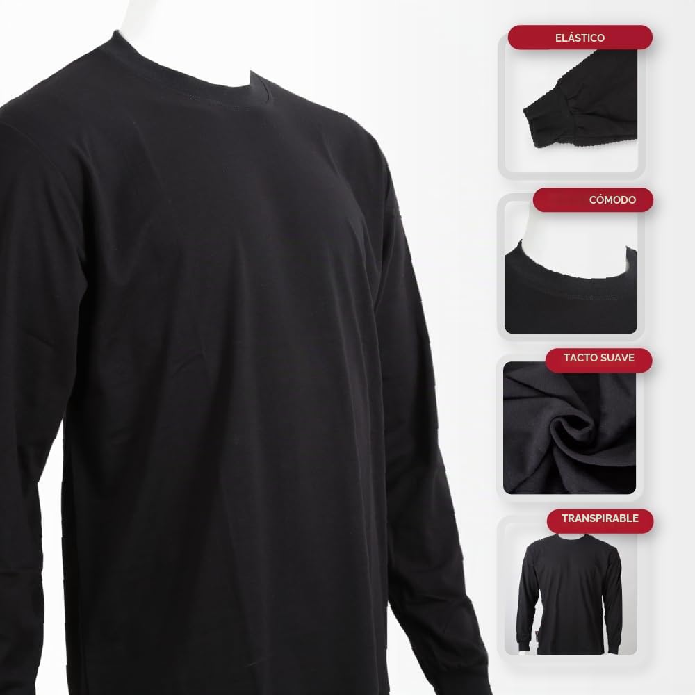 TEXFIRE Camiseta Ignífuga Manga Larga CE EPI Cat II