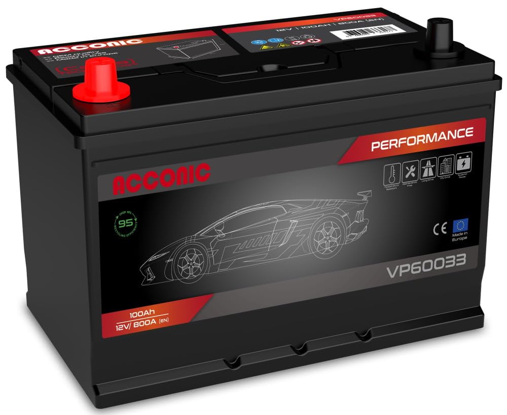 VP60033 Performance 100Ah Autobatterie ASIA ersetzt 95Ah (Pluspol Links)