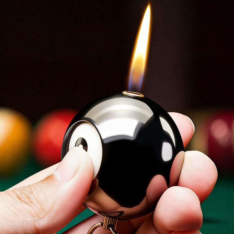 Encendedor Antorcha Diseño Bola 8 Recargable miniatura 2
