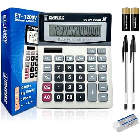 Empire Desk Calculator with Large Buttons Cover