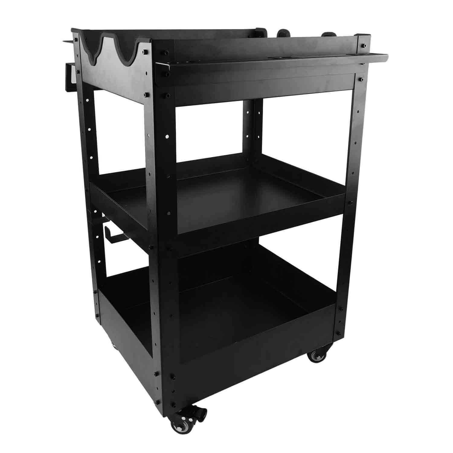 chemicalworkz Premium Detailing Trolley Metall - Werkzeugwagen Werkstattwagen Zubehörwagen Rollwagen
