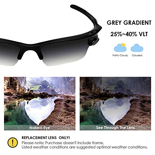 Image of BLAZERBUCK Polarized Replacement Lenses & Sock Kit for Oakley Fast Jacket XL OO9156 Sunglass