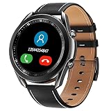 HQPCAHL Smartwatch Hombre con Llamada Bluetooth, 1,75'' Reloj Inteligente con Asistente de Voz, Pulsómetro, SpO2, Monitores Actividad Cronómetros...