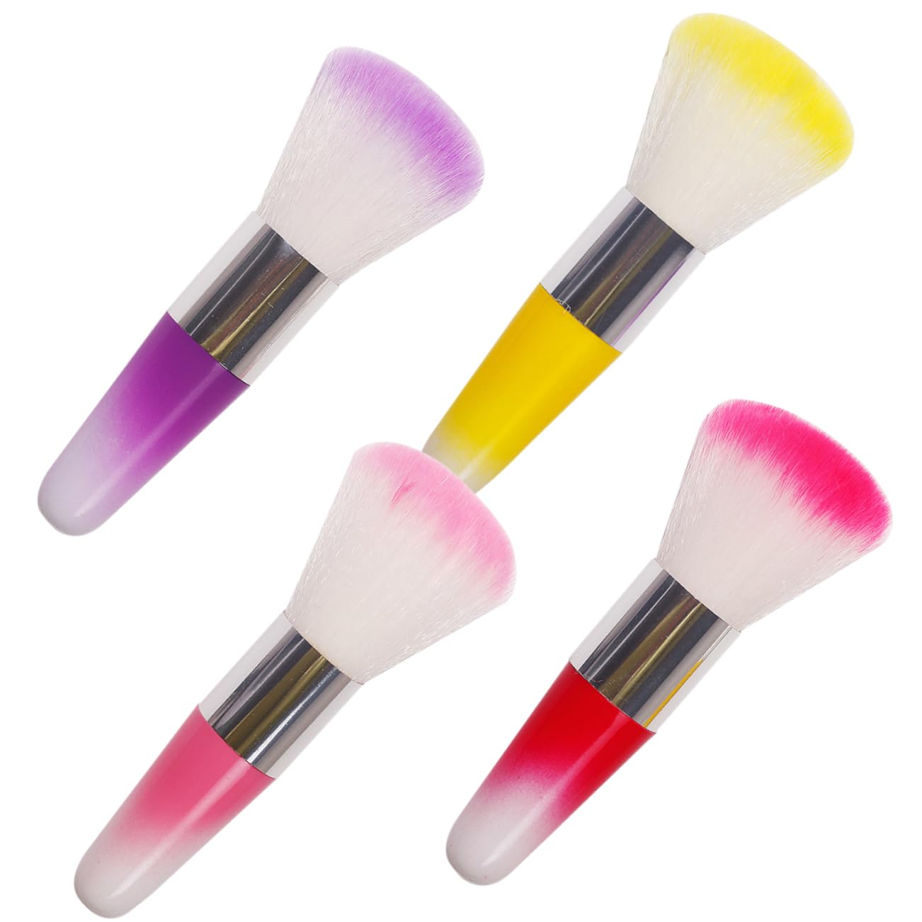 FRCOLOR 16 Piezas Cepillo De Manicura Cepillo De Rubor Herramienta De Maquillaje Conveniente Cepillo De Uñas Para Limpiar Las Uñas Cepillo De Base El Plastico Portátil