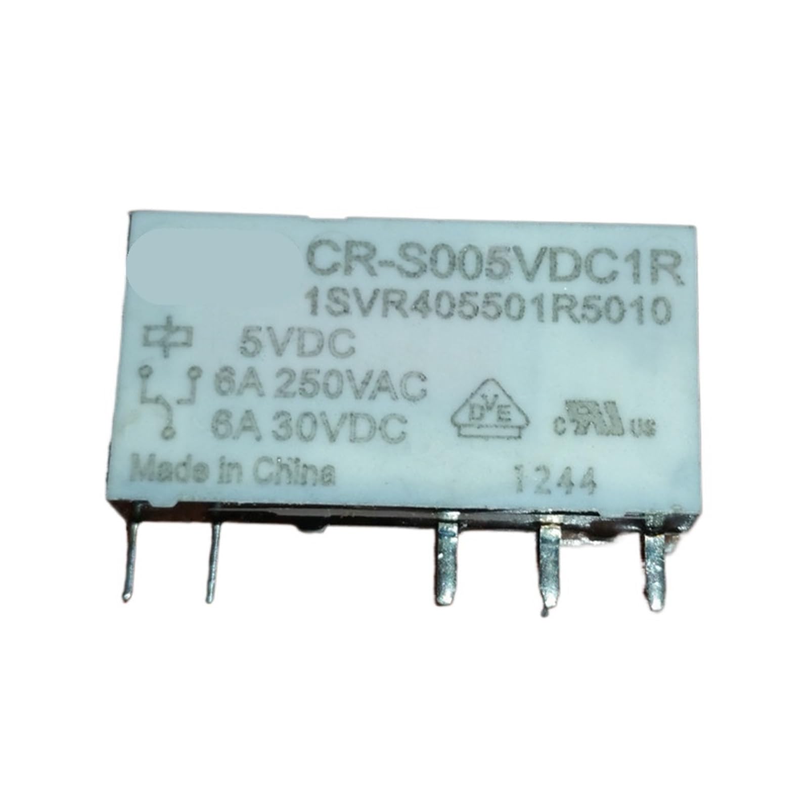 Relais de puissance CR-S060VDC1R à 5 broches pour circuits imprimés