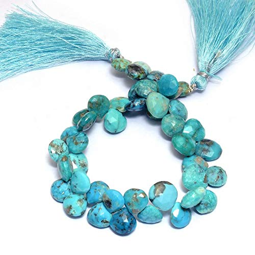 Turquoise naturelle d'Arizona briolette de haute qualité pour joaillerie