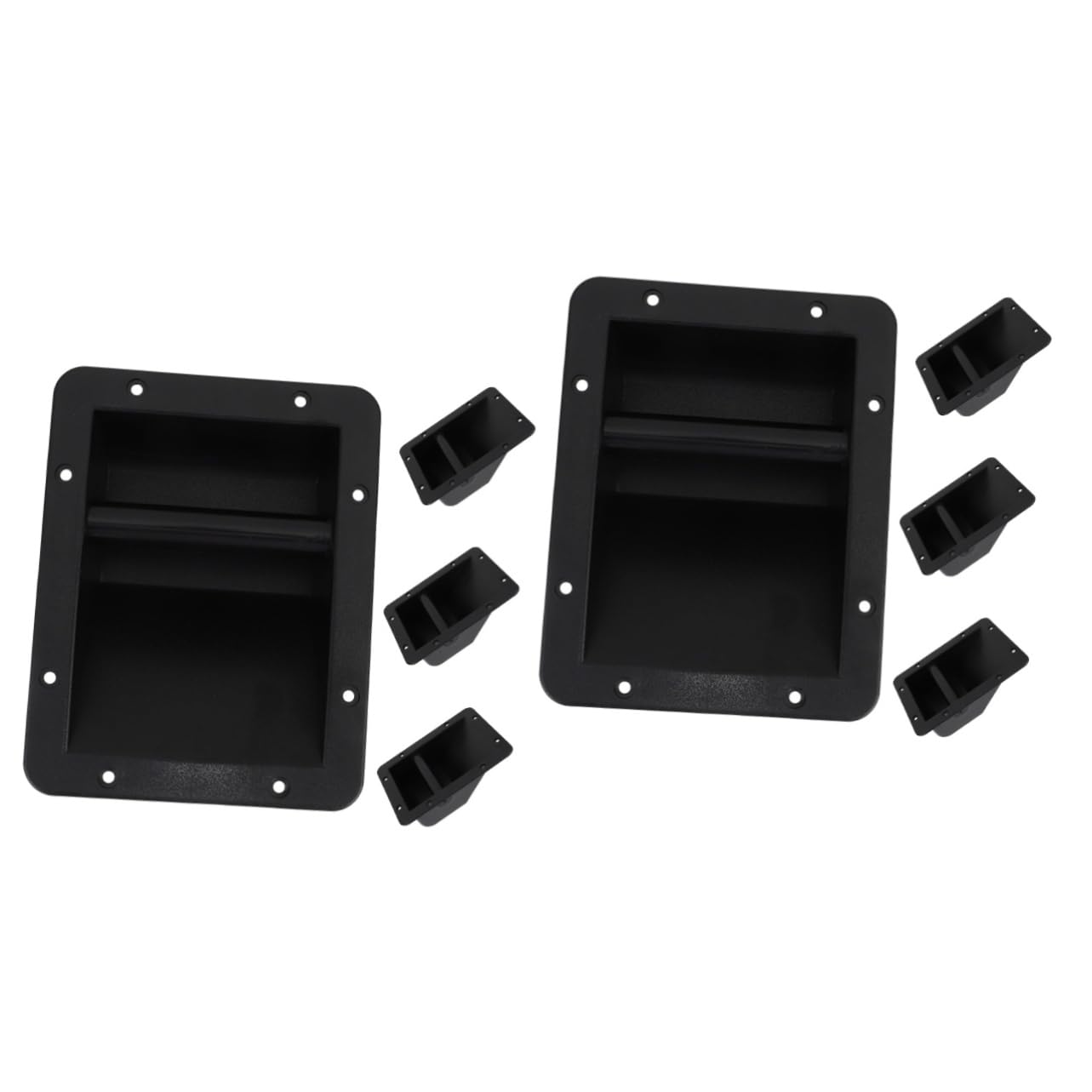OSALADI 8pcs Plastic Speaker Handles Amplifier Replacement Grasp Grip for Speaker Cabinets Instrument Cases Smooth Easy Installation Use