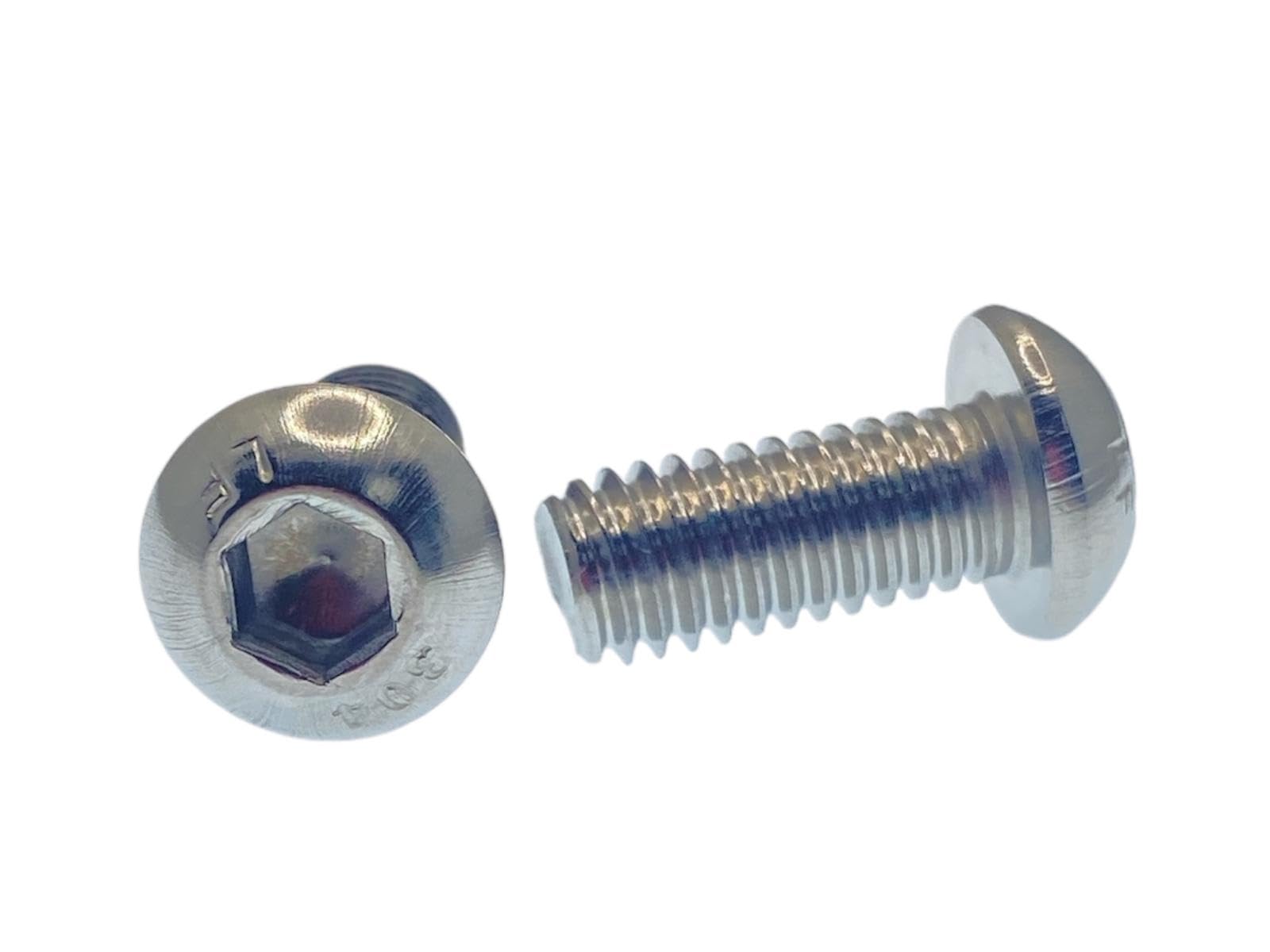 Rubigo M6 Bolts, M6 x 14mm Hex Socket Button Head Machine Bolts