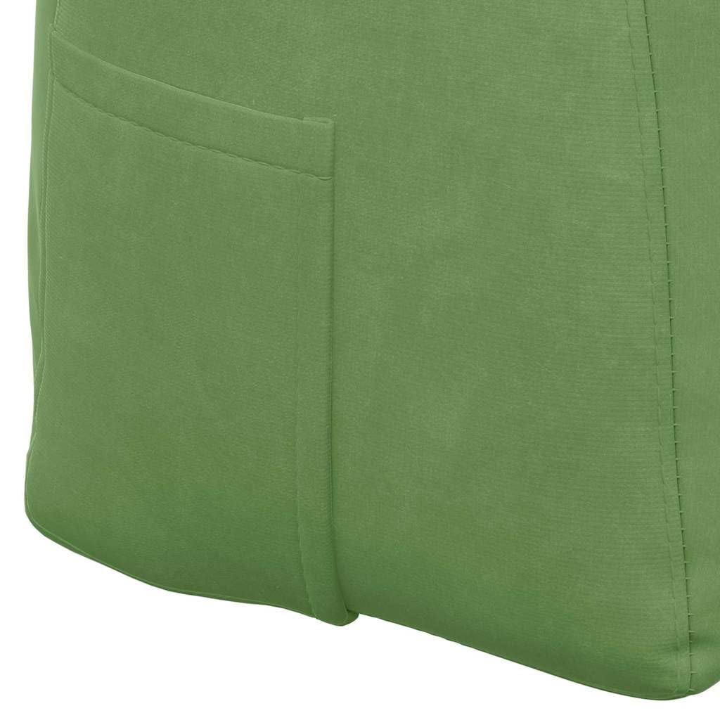 Rückenkissen 100 x 24 x 50 cm, Samt Lesekissen für Sofa und Bett, Hellgrün, Ergonomisches Stützkissen mit Seitentasche und waschbarem Bezug, Dekokissen für Wohnzimmer