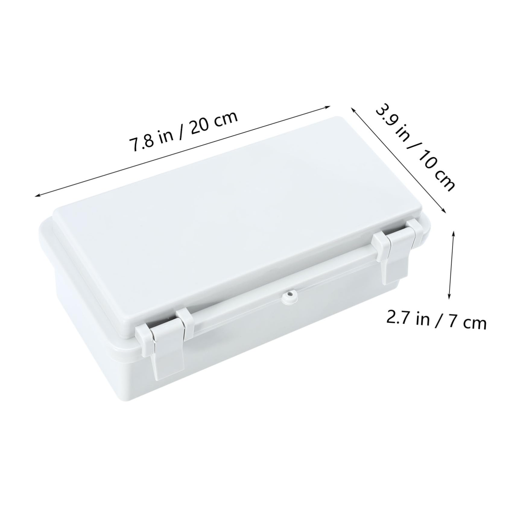 Angoily 2 Pz Scatola di giunzione tappo multi scatole derivazione esterne scatole elettriche scatola derivazione scatole di giunzione scatole di connessione resistenti alle intemperie AbS