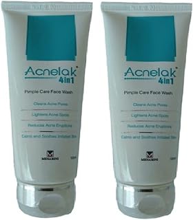 Acnelak Face Wash, White, 100 ml (Pack of 2) Price In India