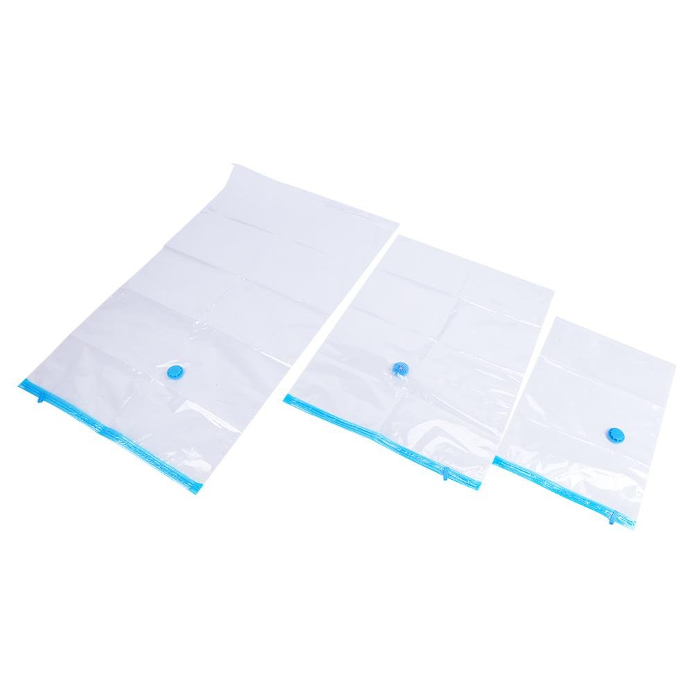Lyrlody Clear Vacuum Bag For Clothes 20 Units, Bags Vacuum Packaging Reusable Compression Bags Vacuum Bags Space Saving For Bedding Storage Clothes Duvets Pillows