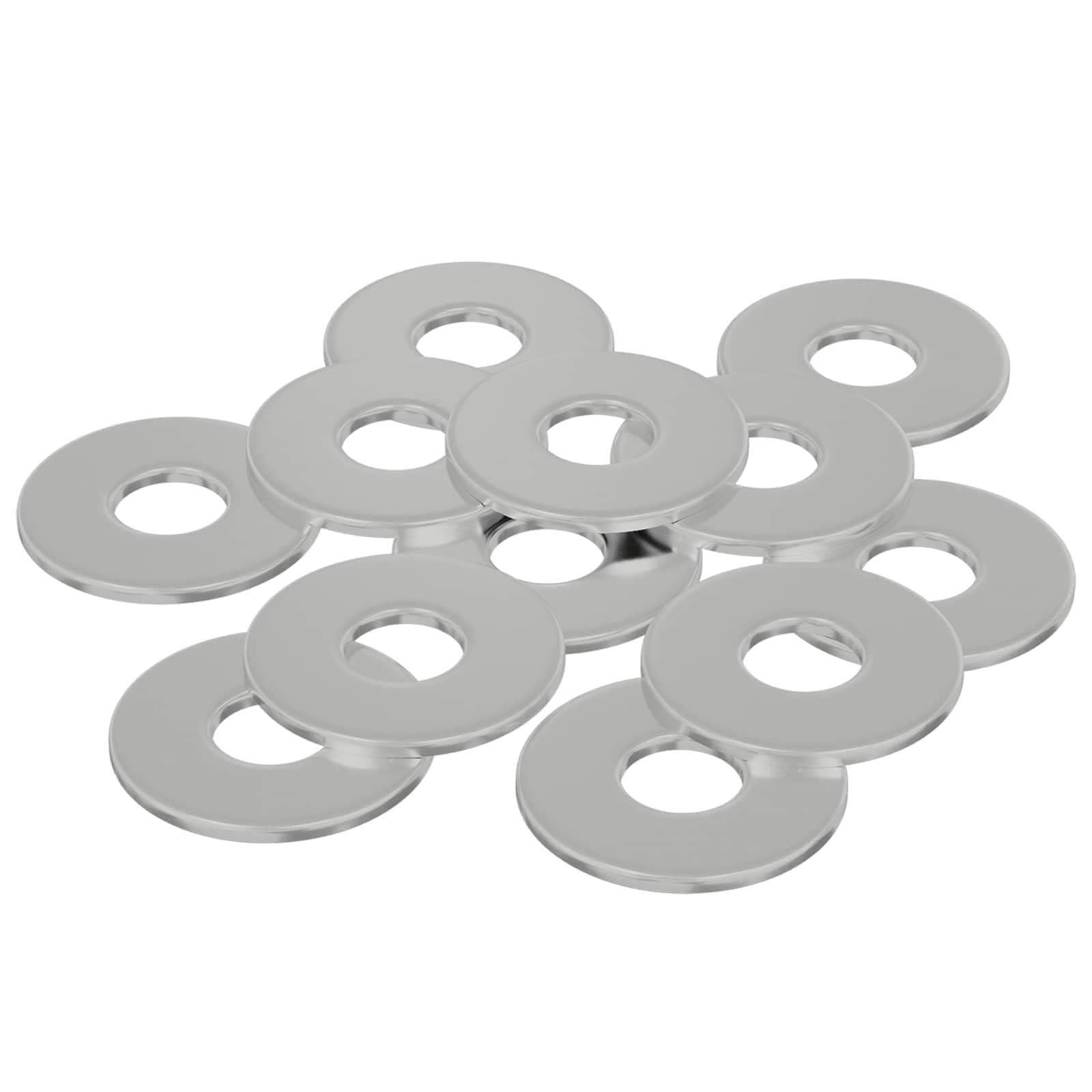vidaXL Arandelas 33962 pcs Plateado Hierro, Tornillo Funcional, Accesorio Moderno, Sujetador de Panel y Pieza Industrial para proyectos