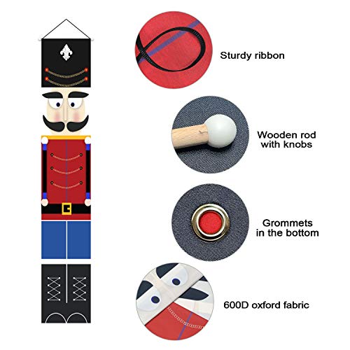 image for ORIENTAL CHERRY Nutcracker Christmas Decorations - Outdoor Xmas Decor 