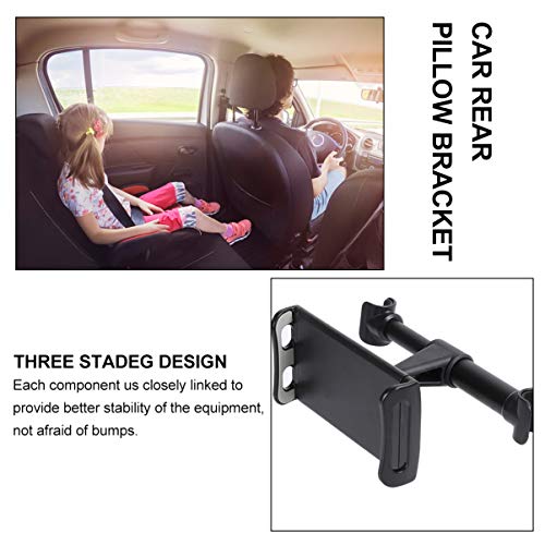 Hemobllo Suporte para encosto de cabeça de carro, tablet, suporte para encosto de cabeça, suporte un