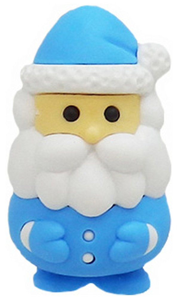 Blue Santa Claus Japanese Eraser from Japan