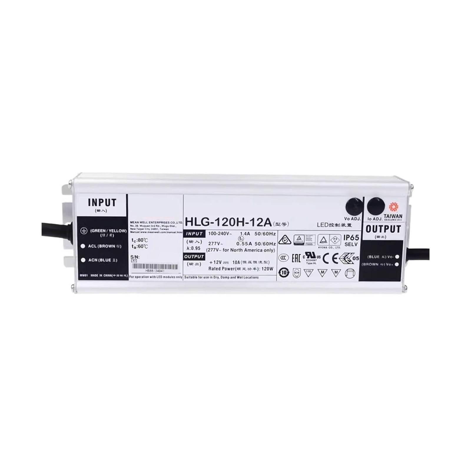 XDDQWSWA HLG-120H-12A HLG-120H-15A HLG-120H-24A HLG-120H-36A HLG-120H-54A HLG-120H-20B HLG-120H-24B LED HLG-120H power supply(HLG-120H-54A)