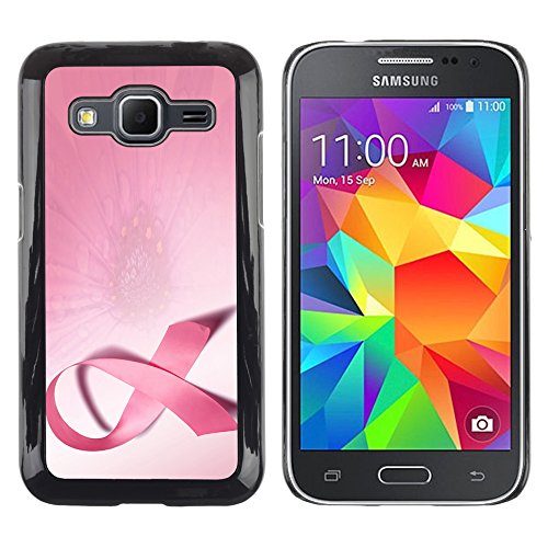 Graphic4You Cancer Ruban Rose Design Coque Cache Étui Housse de Protection pour Samsung Galaxy Core Prime