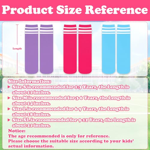 Image of Sarfel Toddler Soccer Socks Kids Soccer Socks Youth Soccer Socks Kids Baseball Socks Girls Softball Socks Boys Football Socks